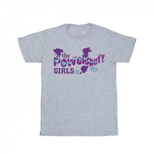Pertemba FR - Apparel The Powerpuff Girls Girls Purple Logo Cotton T-Shirt