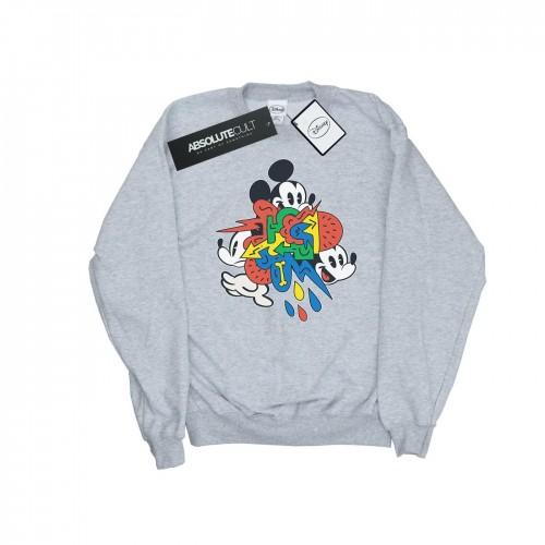 Disney Girls Mickey Mouse Vintage Arrows Sweatshirt