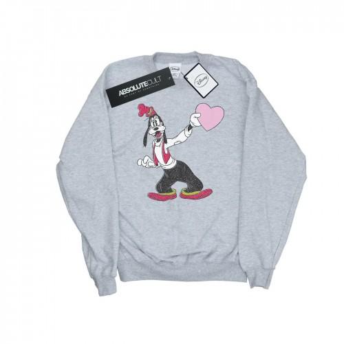 Disney Girls Goofy Love Heart Sweatshirt