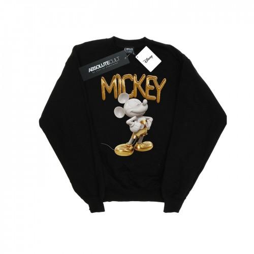 Disney Girls Mickey Mouse Gold Statue Sweatshirt