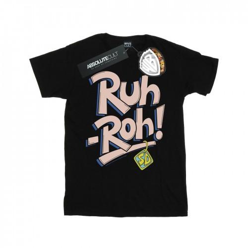 Scooby Doo Girls Ruh-Roh Dog Tag Cotton T-Shirt