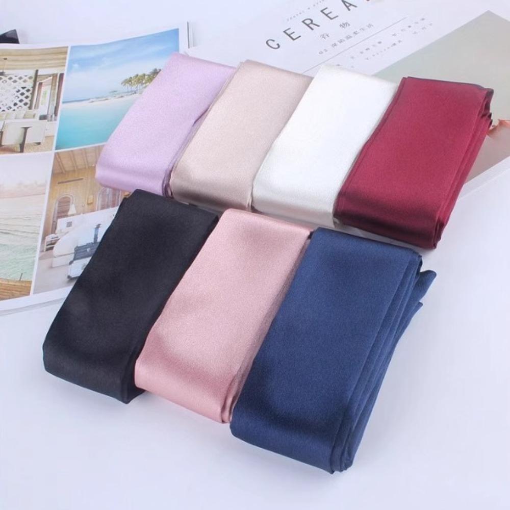 Jinyou Fabric Wide Waist Belts Solid Color Ribbon Knot Rope Fashion Long Scarf  Women