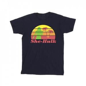 Marvel Girls She-Hulk: Attorney At Law Sunset Flex Cotton T-Shirt