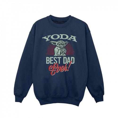 Star Wars Girls Mandalorian Yoda Dad Sweatshirt