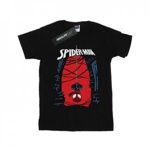 Marvel Girls Spider-Man Hanging Sketch Cotton T-Shirt