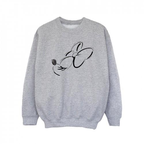Disney Girls Minnie Mouse Nose Up Sweatshirt
