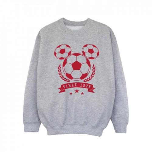 Disney Girls Mickey Football Head Sweatshirt