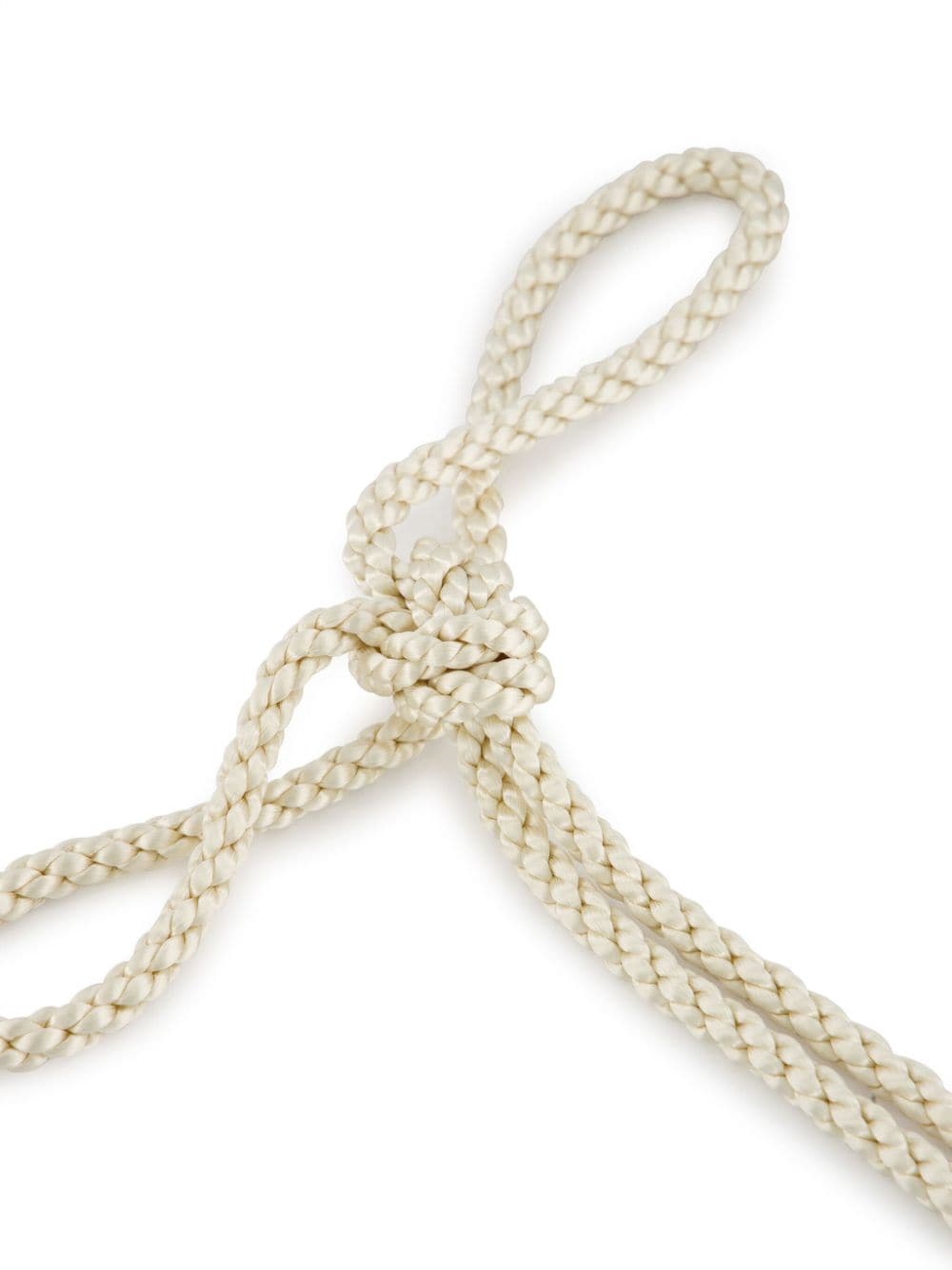 PAULA rope tassel belt - Beige