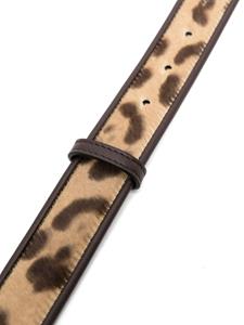 Valentino Garavani VLogo riem met luipaardprint - K9F ANIMAL PRINT