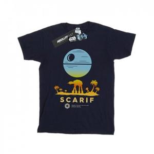 Star Wars Rogue One Scarif Sunset katoenen T-shirt voor meisjes