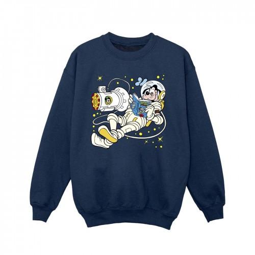 Disney Girls Goofy Reading In Space Sweatshirt