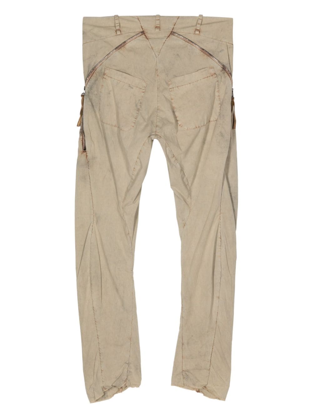 Masnada slim-cut cargo trousers - Bruin