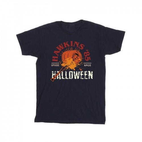 Pertemba FR - Apparel Netflix Girls Stranger Things Hawkins Halloween Cotton T-Shirt