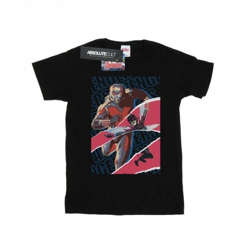 Marvel Girls Avengers Ant-Man And The Wasp Collage Cotton T-Shirt