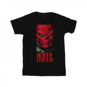 Marvel Girls Avengers Hail Red Skull Cotton T-Shirt