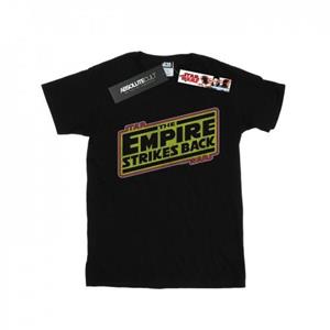Star Wars Girls The Empire Strikes Back Logo Cotton T-Shirt