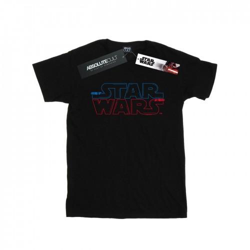 Star Wars Girls Lightsaber Logo Cotton T-Shirt