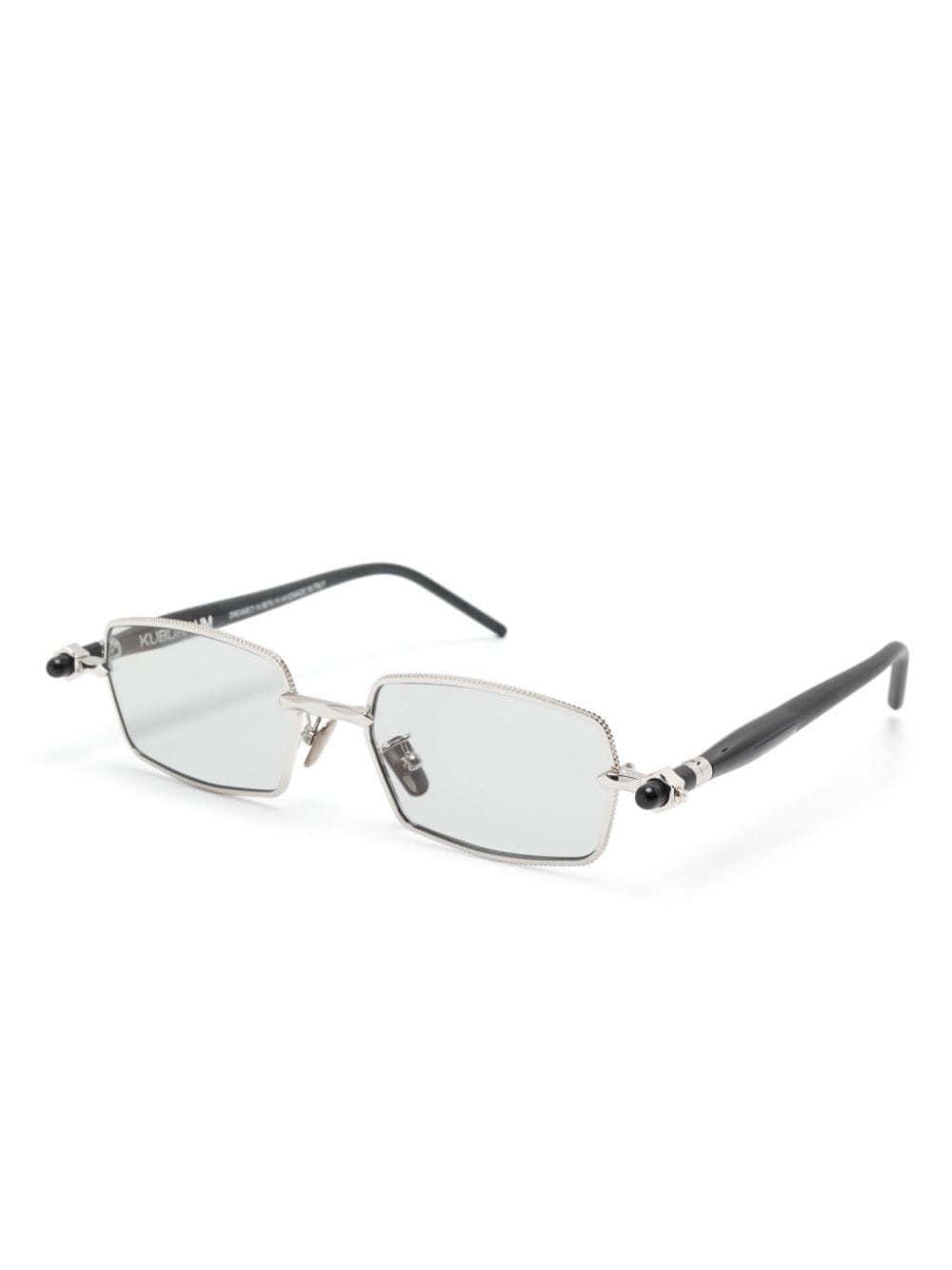 Kuboraum Maske P73 rectangle-frame sunglasses - Zilver