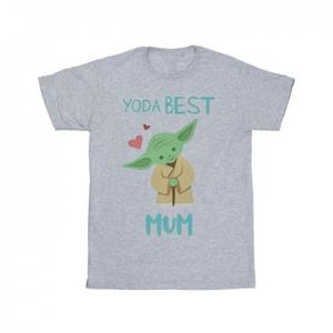 Star Wars Girls Yoda Best Mum Cotton T-Shirt