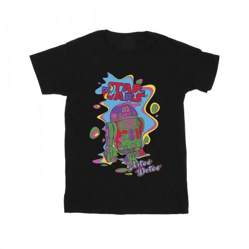 Star Wars Girls R2D2 Pop Art Cotton T-Shirt
