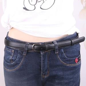 Jiantengxujm Student Faux Leather Belt Adjustable Length Multi Holes Design Women Waistband Solid Color Belt Costume Accessories
