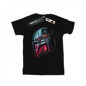 Star Wars Girls The Mandalorian Mandalore Helmet Reflection Cotton T-Shirt