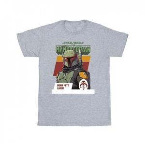 Star Wars Girls The Mandalorian Boba Fett Lives Cotton T-Shirt