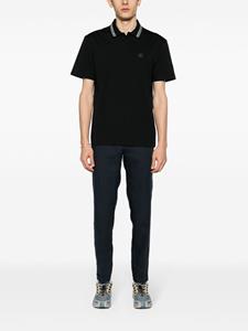 BOSS Poloshirt met logoplakkaat - Zwart