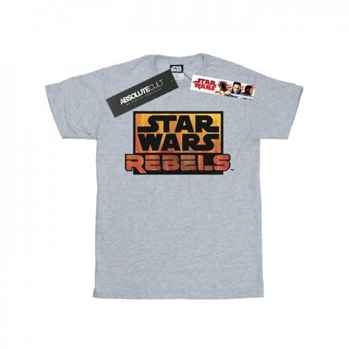 Star Wars Girls Rebels Logo Cotton T-Shirt