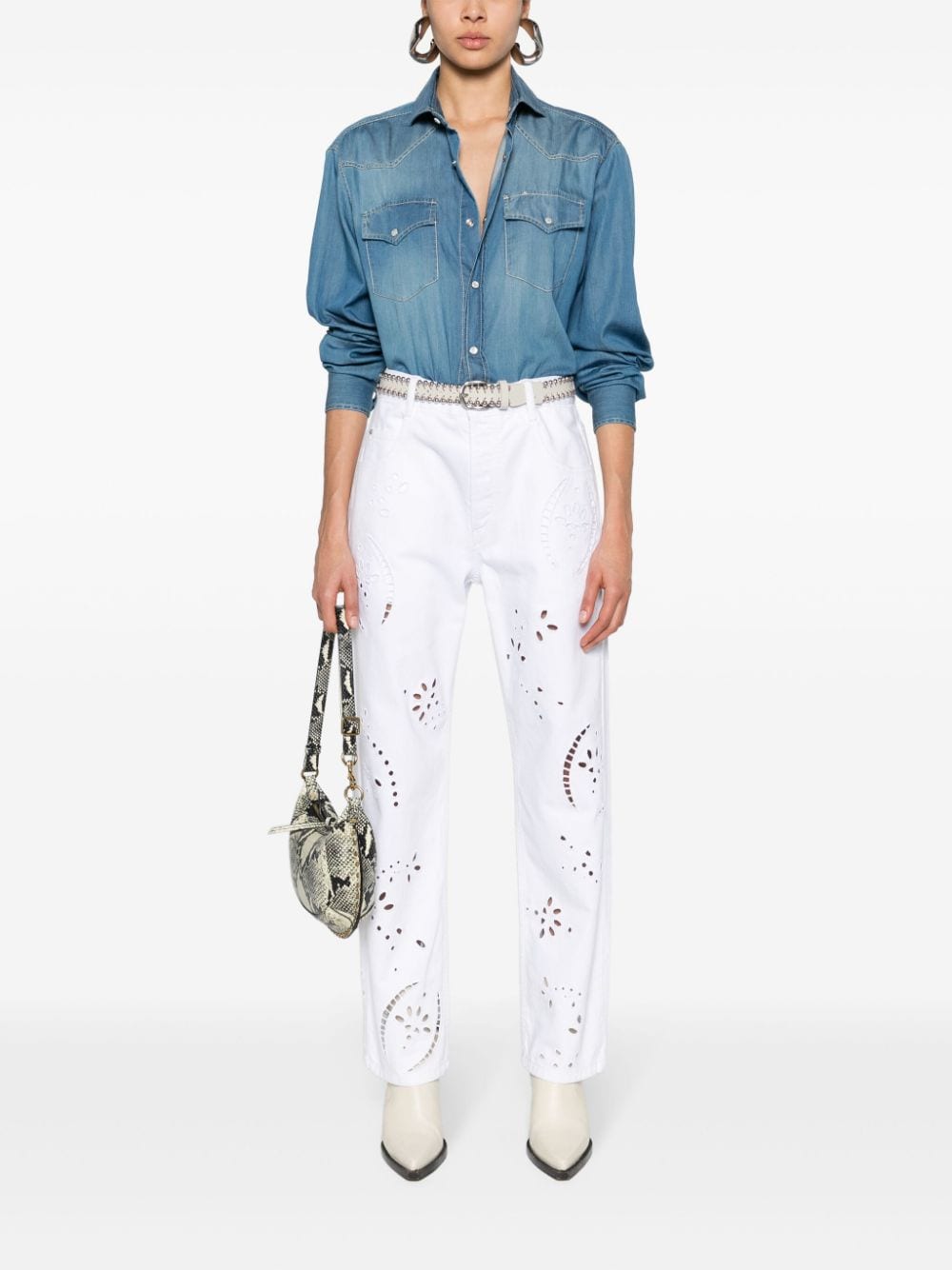 ISABEL MARANT Straight jeans - Wit