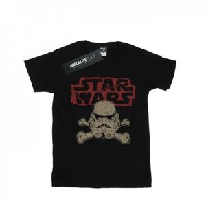 Star Wars Boys Stormtrooper Skull Logo T-Shirt