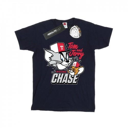 Tom And Jerry Girls Cat & Mouse Chase Cotton T-Shirt