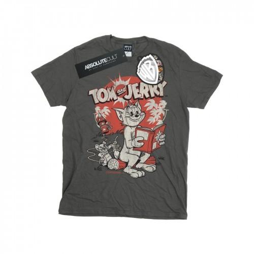 Tom And Jerry Girls Rocket Prank Cotton T-Shirt