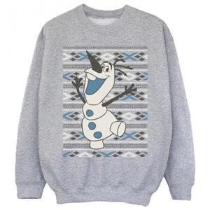 Disney Boys Frozen Christmas Olaf Smile Sweatshirt