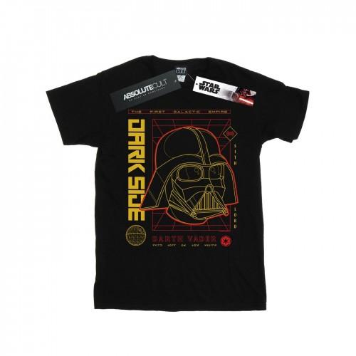 Star Wars Boys Darth Vader Dark Grid T-Shirt