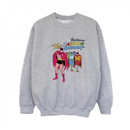 DC Comics Boys Batman Comic Cover Rainbow Batman Sweatshirt