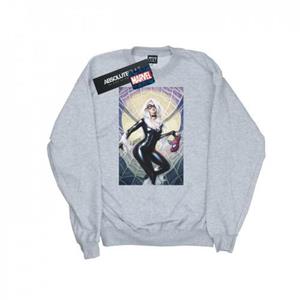 Marvel Mens Black Cat Artwork Sweatshirt