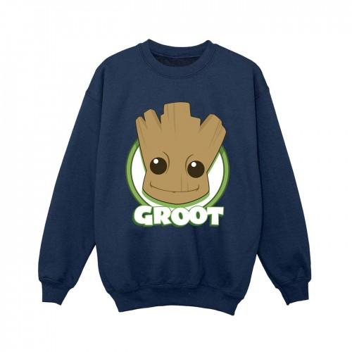 Guardians Of The Galaxy Boys Groot Badge Sweatshirt