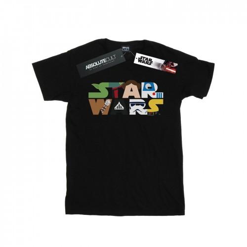 Star Wars Boys Character Logo T-Shirt
