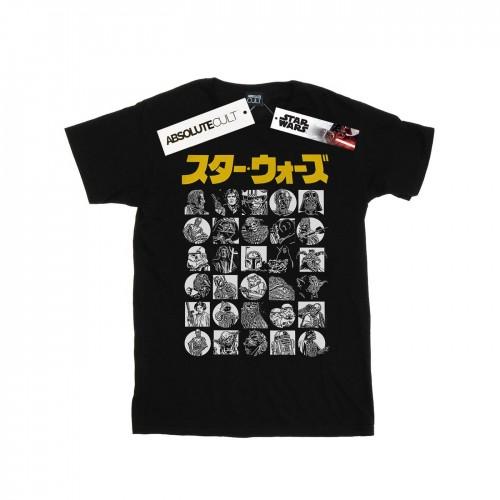 Star Wars Boys Japanese Character Thumbnail T-Shirt