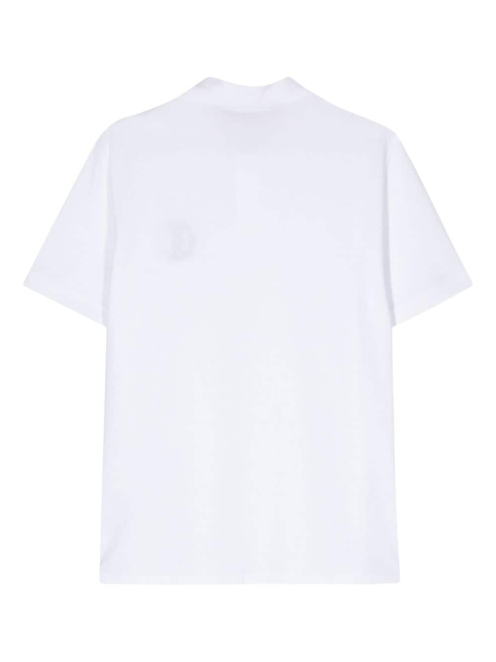 Just Cavalli Poloshirt met geborduurd logo - Wit