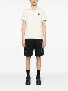 Stone Island Piqué poloshirt met Compass-patch - Geel