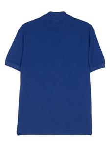 Lacoste logo-patch polo shirt - Blauw
