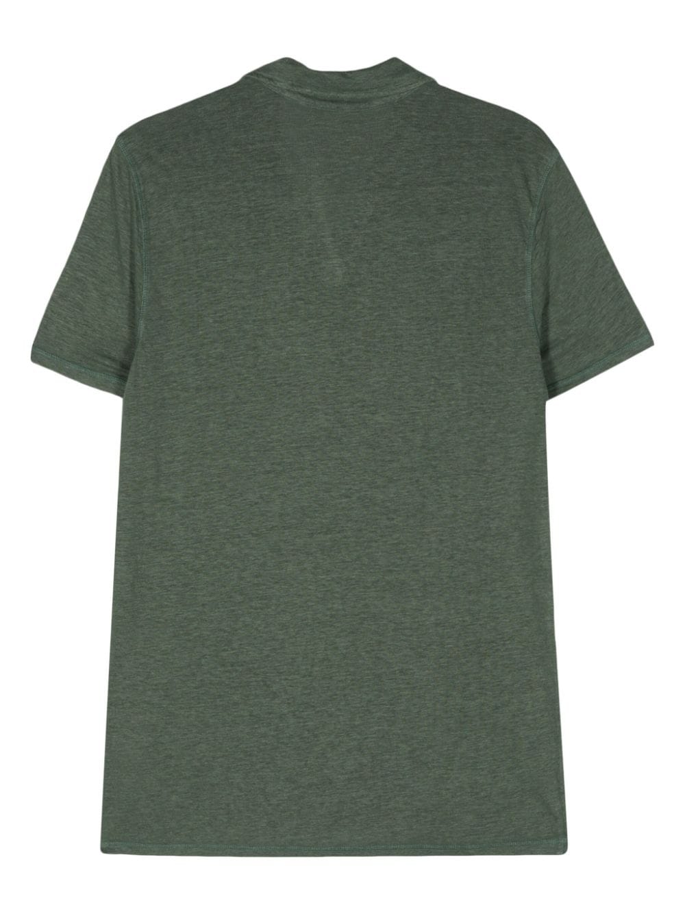 Majestic Filatures fine-ribbed polo shirt - Groen