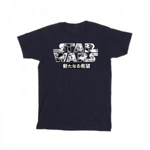 Star Wars jongens Japans logo T-shirt