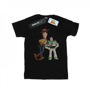 Disney Girls Toy Story Buzz And Woody Standing Cotton T-Shirt