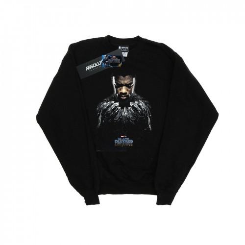 Marvel Boys Black Panther TÂ´Challa Poster Sweatshirt