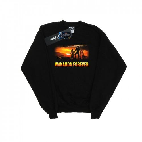 Marvel Boys Black Panther Wakanda Forever Sweatshirt