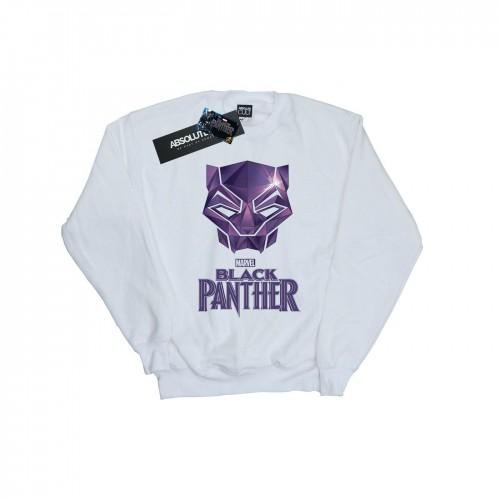 Marvel Boys Black Panther Mask Logo Sweatshirt