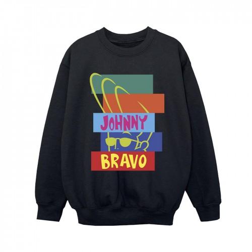 Pertemba FR - Apparel Johnny Bravo Boys Rectangle Pop Art Sweatshirt